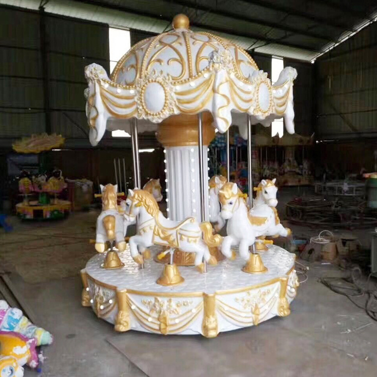 China modern theme park electric merry go round new amusement ride carousel horse for sale