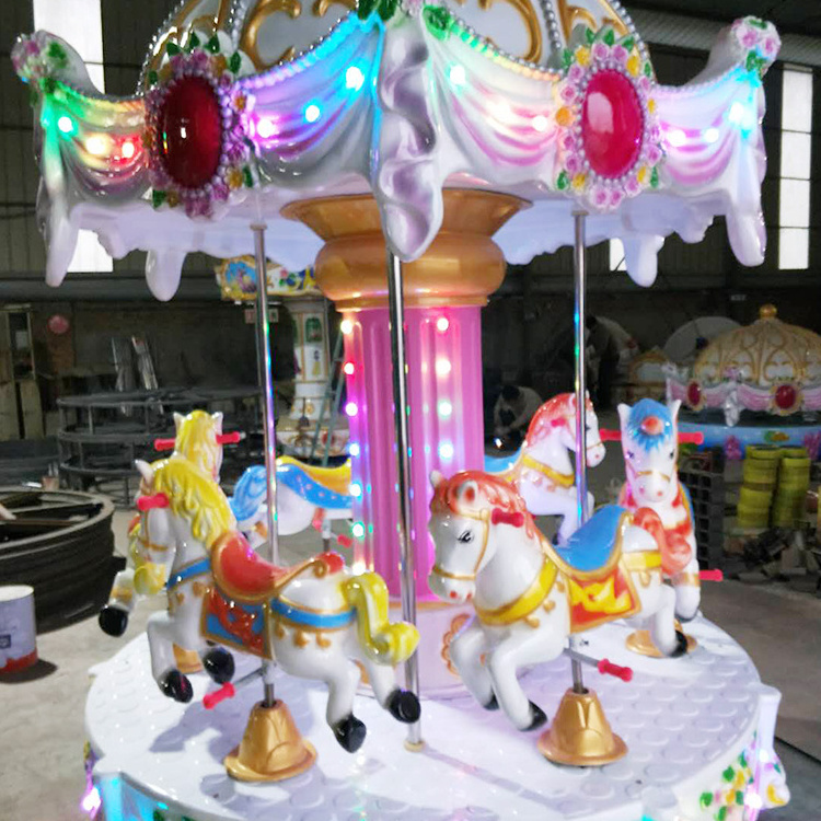 China modern theme park electric merry go round new amusement ride carousel horse for sale