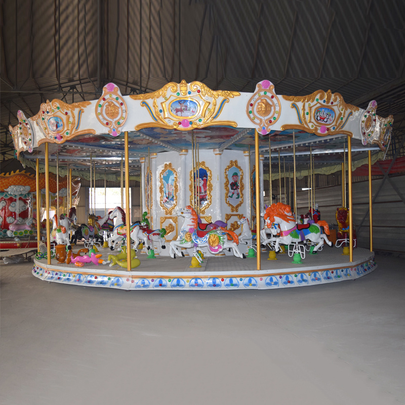 large mechanical hot design commercial indoor custom made carousel kiddie rides fun fair amusement carousel horses ride for sale