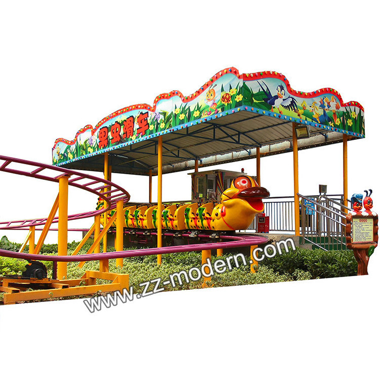 Backyard amusement park equipment carnival rides small cheap kid mini roller coaster ride