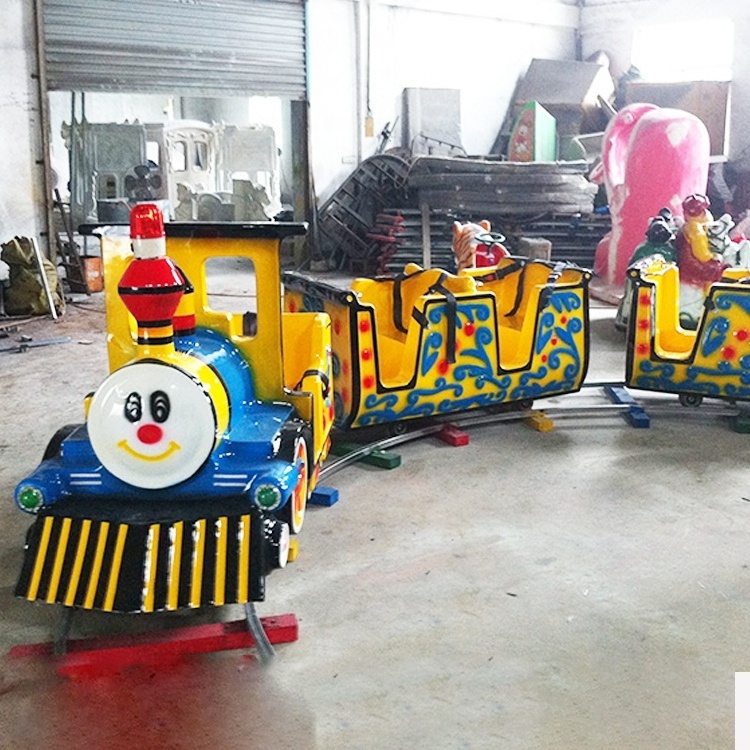 fairground merry china outdoor attraction amusement park attraction kids track train rides for sale