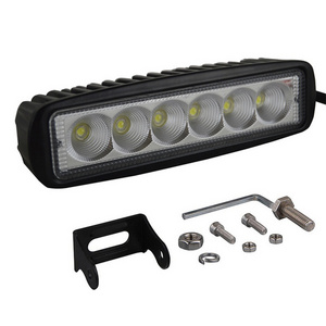 18W 6 LED Offroad Car Work Light Spotlight Daytime Running Light 12V 6*3W Flood Beam For Jeep 4x4 ATV 4WD SUV Car Styling