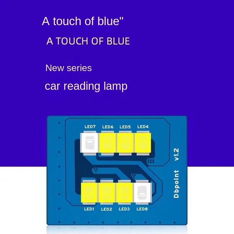 12VDC dual color a bit blue car T10 LED width light 2835-8smd W5W LED license plate light car interior C5W FT reading light bulb