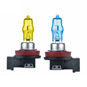 2pcs HOD 881 H27 H1 H4 H7 H3 H11 9005/9006 100W Fog Light Headlight H27 3000K Halogen Bulb super White gold yellow 12vDC