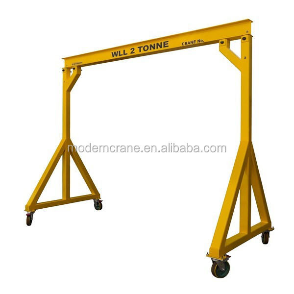 1 ton -10 ton simple portable small / mini gantry crane for sale made in China Crane Hometown