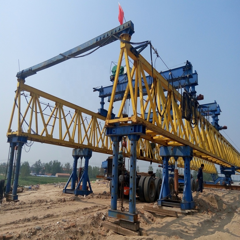 100t 160t 200t Trussed Type Bridge Launching Girder Girder Launcher