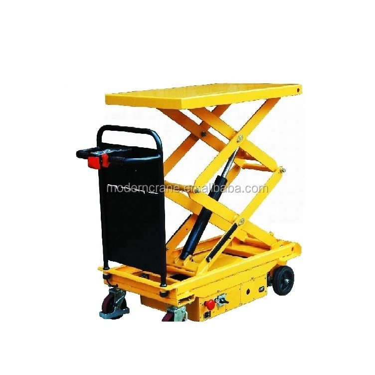 manual push scissor lift table , electronic hydraulic scissor lift platform, portable scissor lift platform