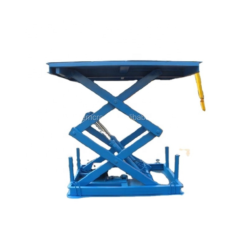 manual push scissor lift table , electronic hydraulic scissor lift platform, portable scissor lift platform