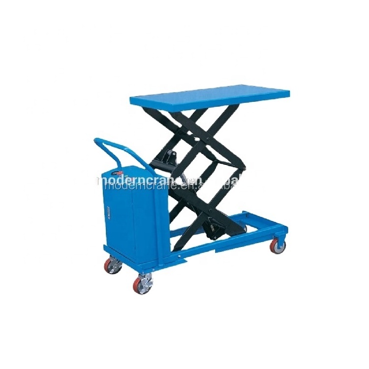 manual push scissor lift table , electronic hydraulic scissor lift platform, portable scissor lift platform