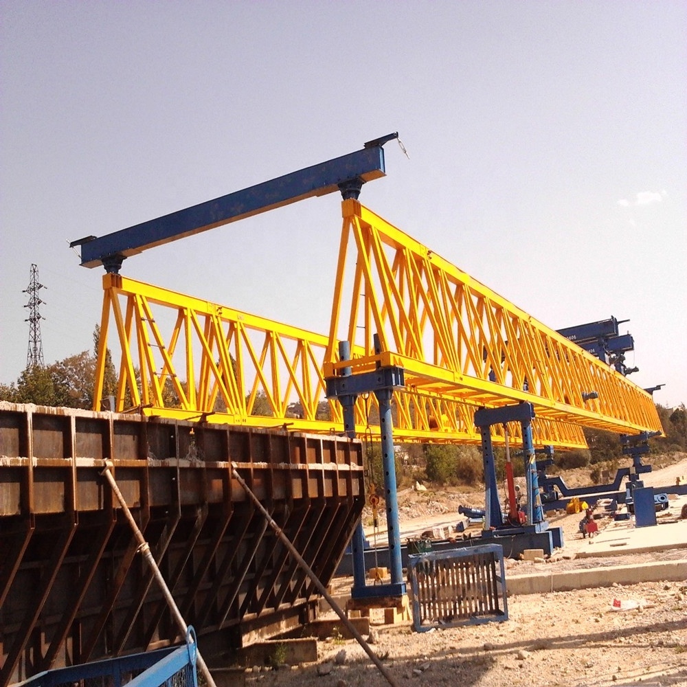 100t 160t 200t Trussed Type Bridge Launching Girder Girder Launcher