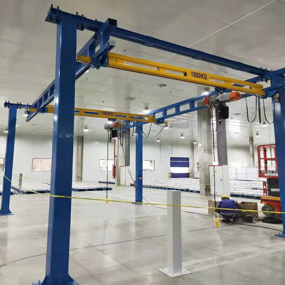 FREE STANDING WORK STATION CRANES Free Standing Bridge Crane System