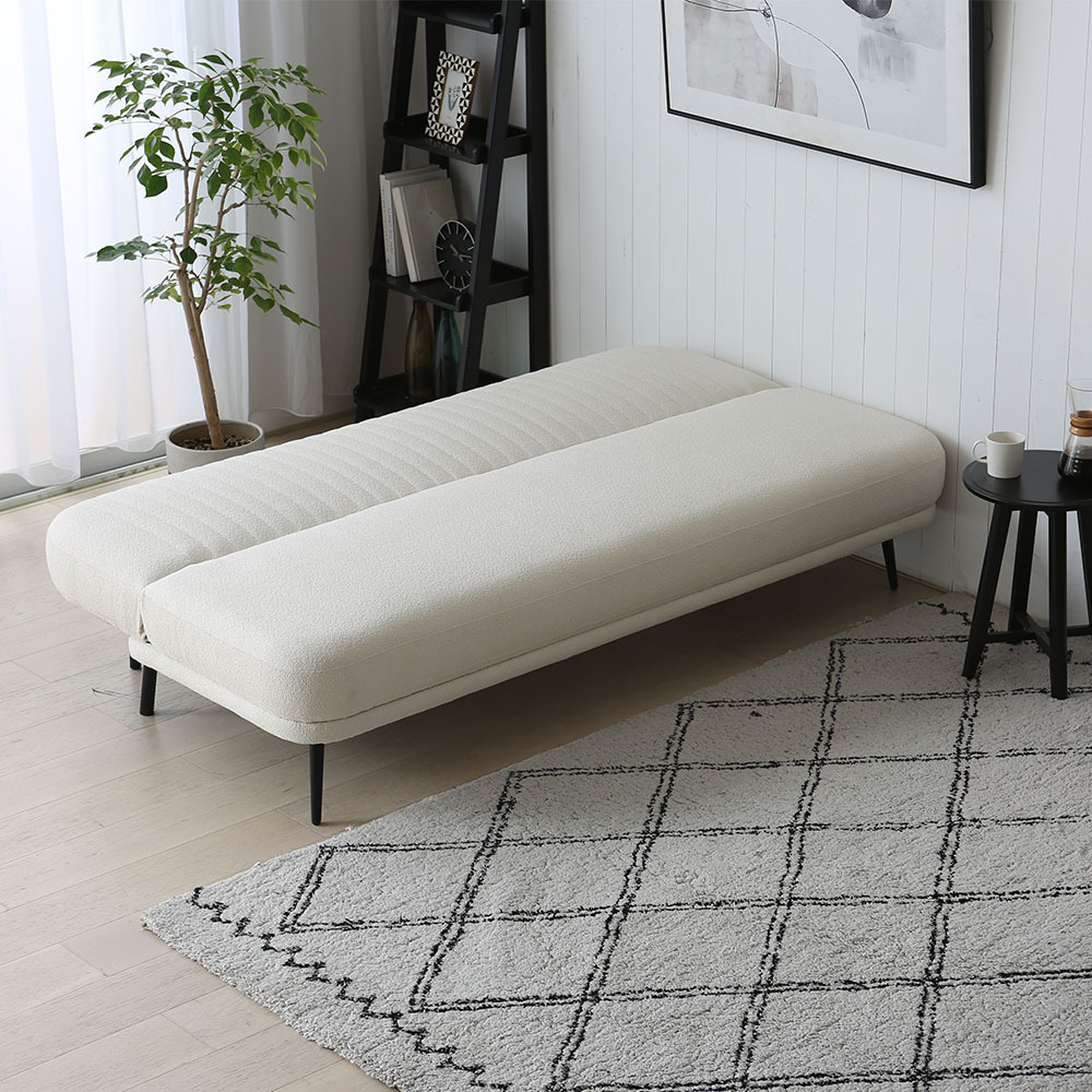 boucle sofa bed futon  sofabed canape lit sofa cama