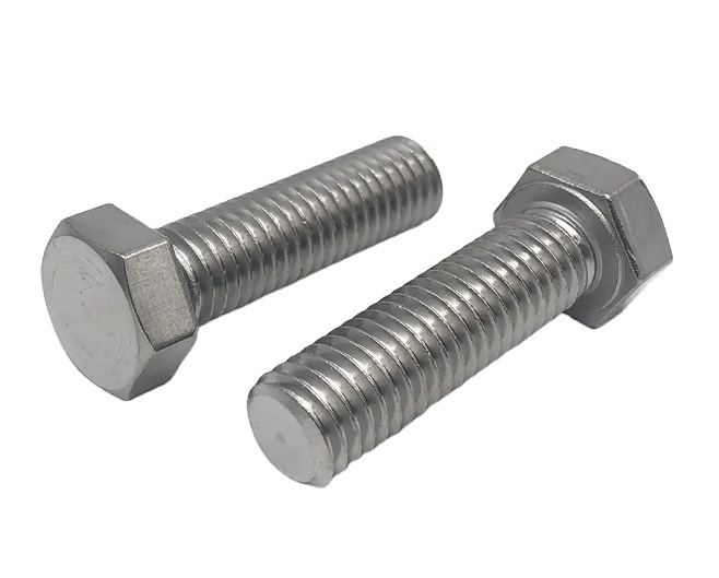 Galvanized hex bolts and nuts din 933 m9 hex bolts