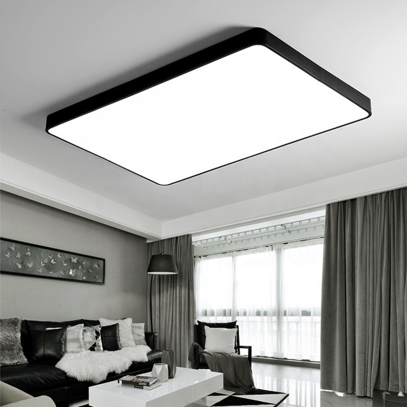 Rectangular Ceiling Light Color Changing Led 48w Simple Style Dimmable Led Surface Ceiling Light