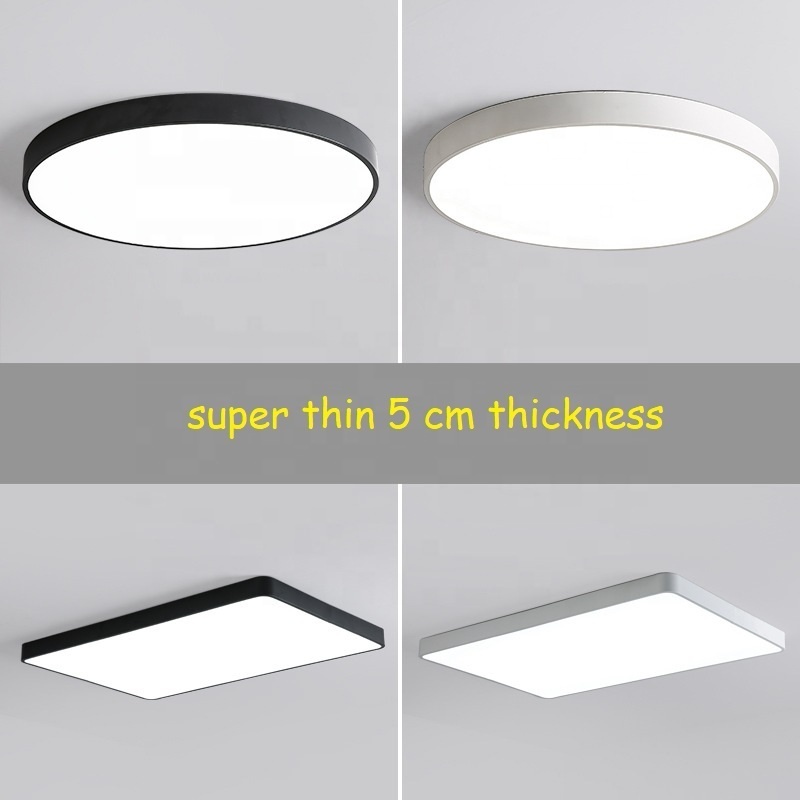 Rectangular Ceiling Light Color Changing Led 48w Simple Style Dimmable Led Surface Ceiling Light