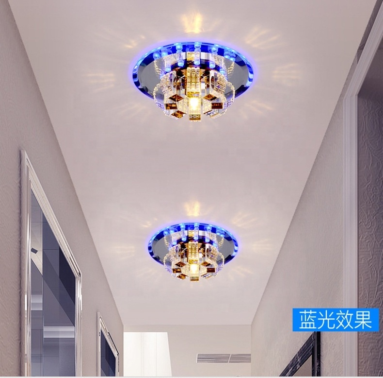 5w Crystal aisle light creative simple modern entrance light hallway balcony  corridor  ceiling light