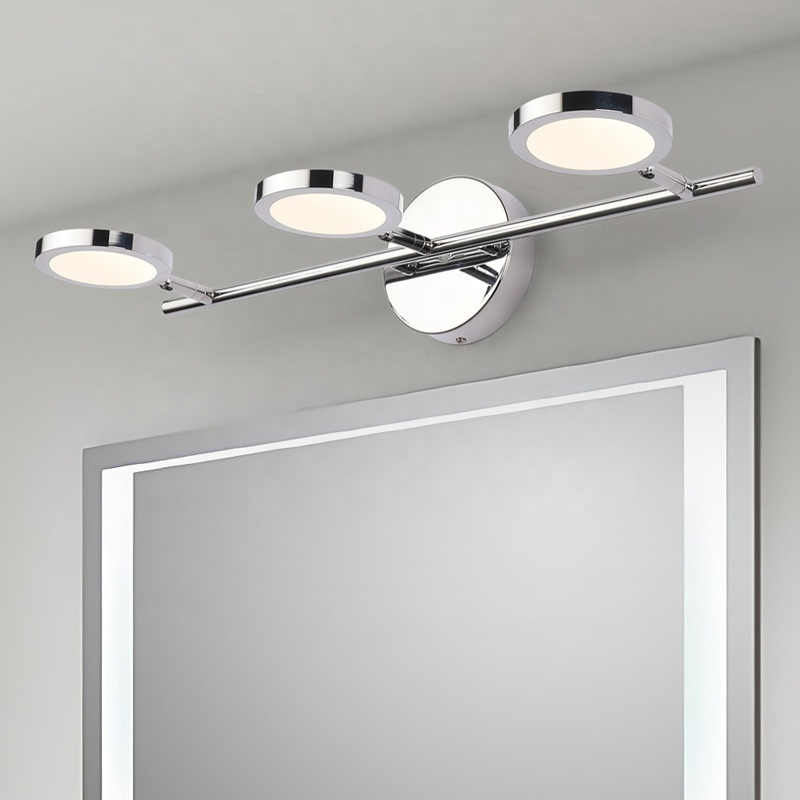 LED Vanity Lights in Bathroom Modern Bath Mirror Light Fixtures with Swing Arm Up and Down