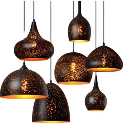 Black Industrial Pendant Lights Vintage Hanging Ceiling Light Fixtures for Kitchen Dinning Room Bedroom