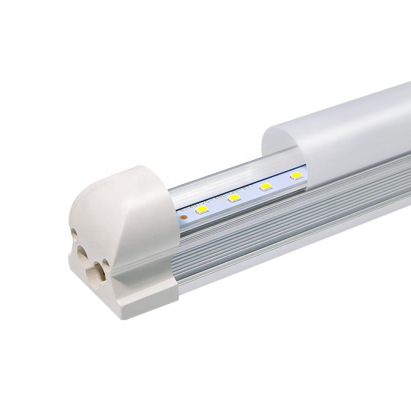 8 foot t8 led tube integrated with single pin 6ft led shop lighting fixtures