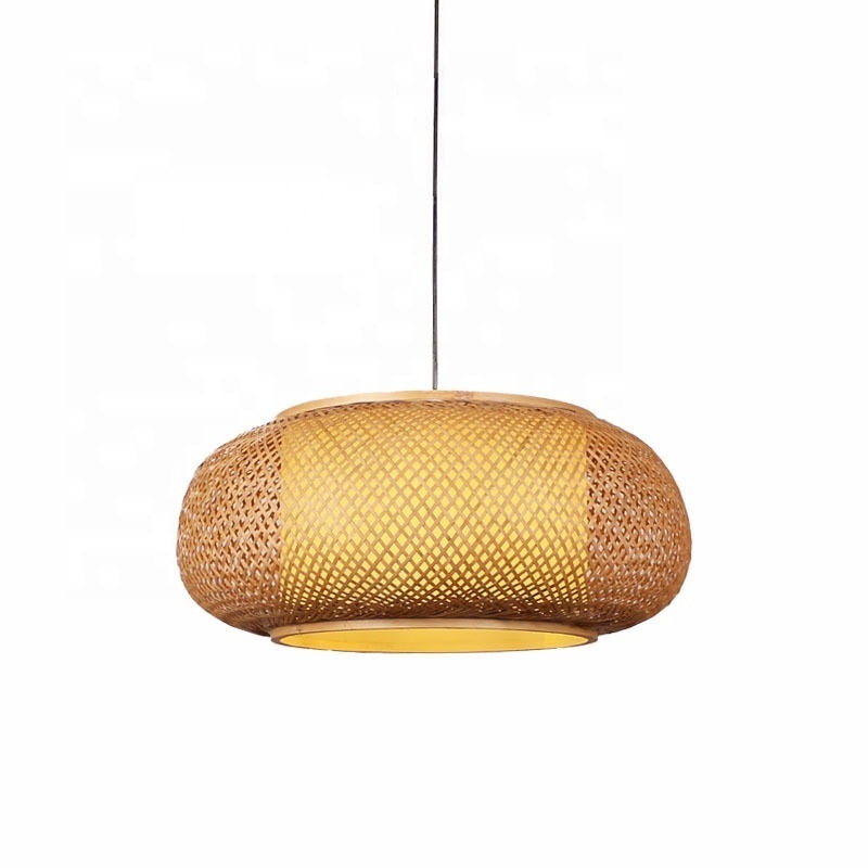 Art Bird Nest Rattan Woven Bamboo Pendant Lighting   Fixtures, Lamp Shade Ceiling Hanging Light