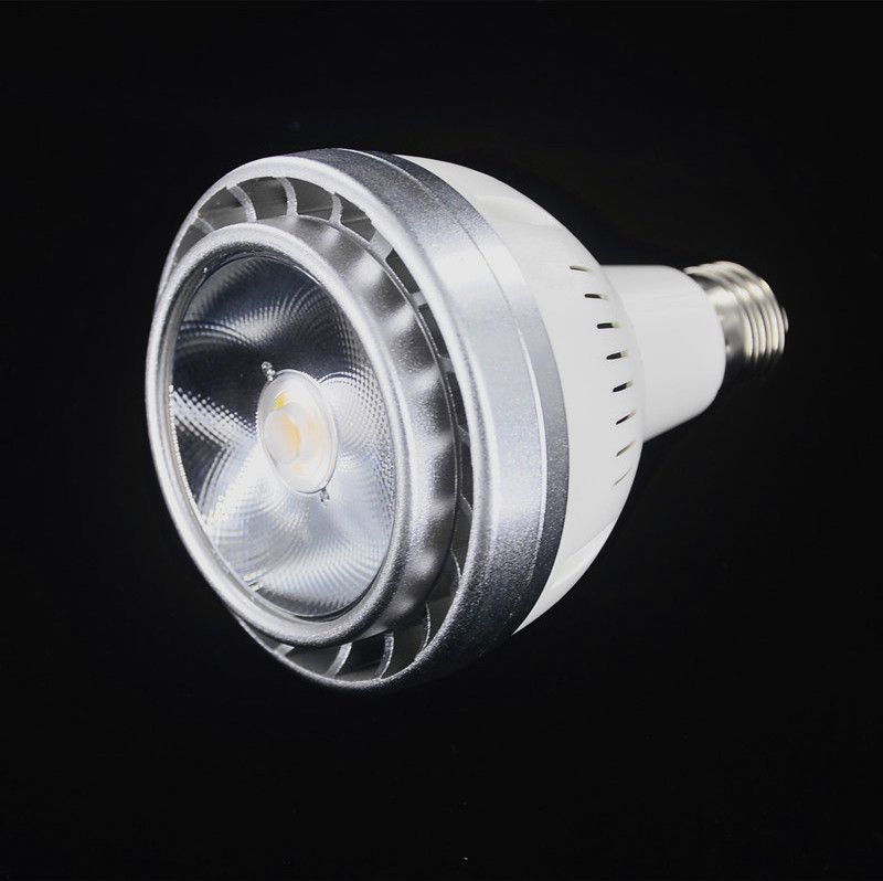 cabinet lighting silver white black e27 bulb lamp 30w 40w cob track par30 led light