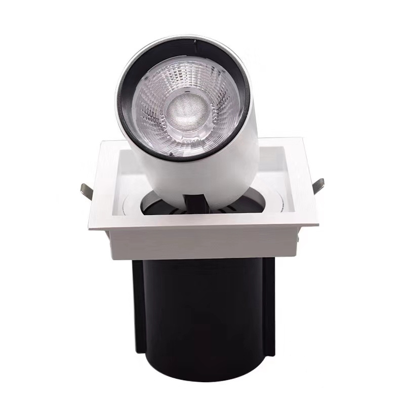 Embedded LED spotlights Surface mounted ceiling light Adjust up down Telescopic  cob downlight