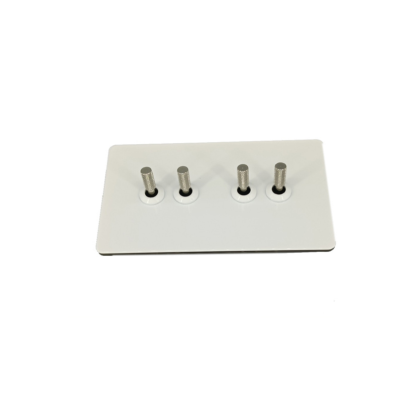 antigque  wall 4 gang 2 way surface mount  86x86  toggle electric wall switch