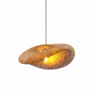 Art Bird Nest Rattan Woven Bamboo Pendant Lighting   Fixtures, Lamp Shade Ceiling Hanging Light