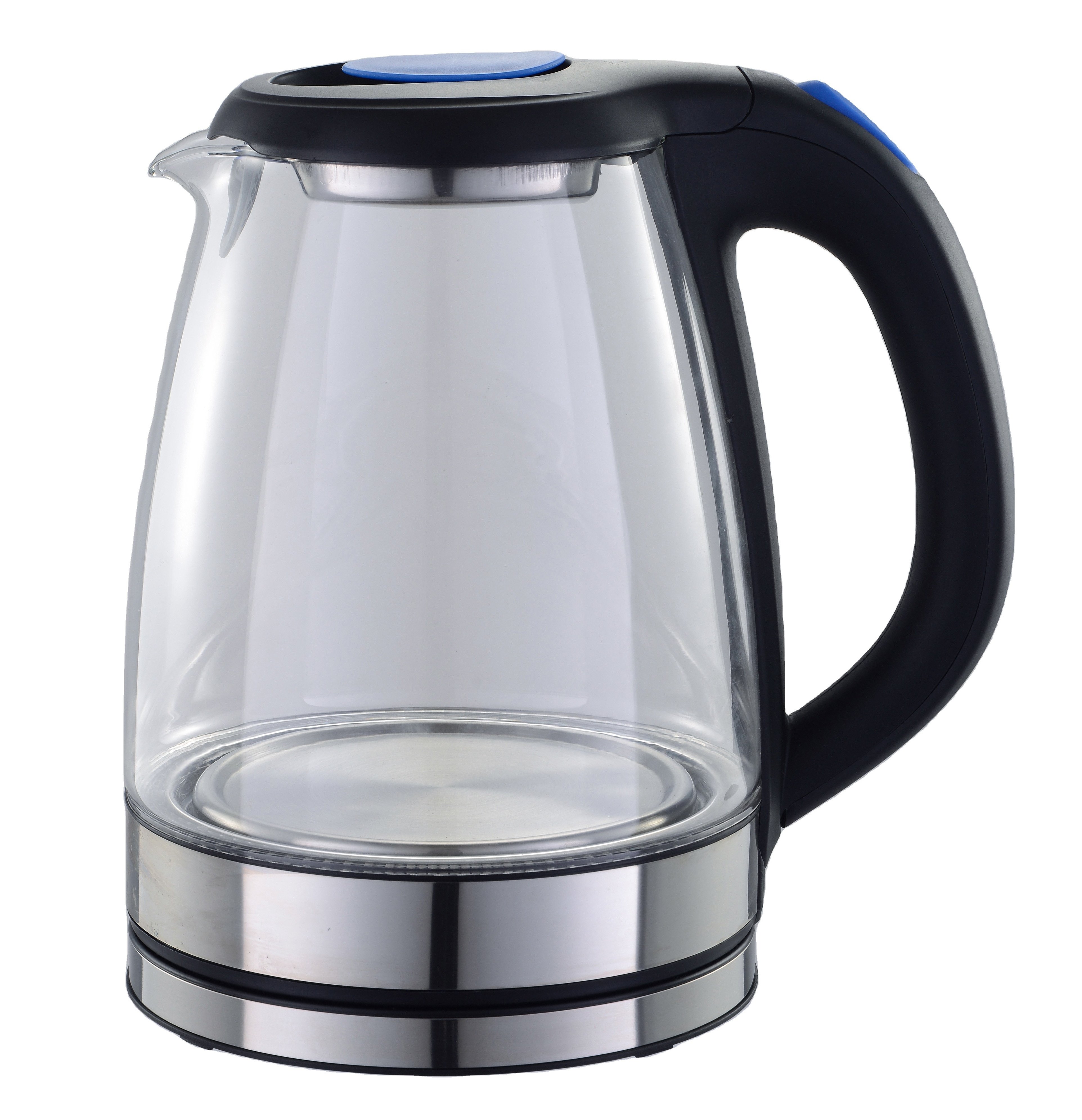 Manufacturer 1.7L Home Kitchen Appliance Jug Coffee Tea Hot Water Heater Electric Glass Kettle