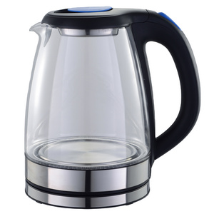 Manufacturer 1.7L Home Kitchen Appliance Jug Coffee Tea Hot Water Heater Electric Glass Kettle