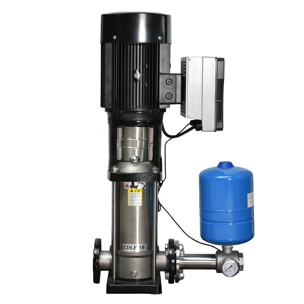 Stainless Steel Booster Pump System Centrifugal Pump Unit for Clean Water Application Powered by Electric Motor