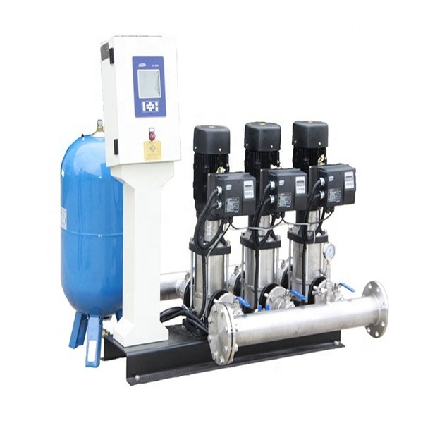 Stainless Steel Booster Pump System Centrifugal Pump Unit for Clean Water Application Powered by Electric Motor