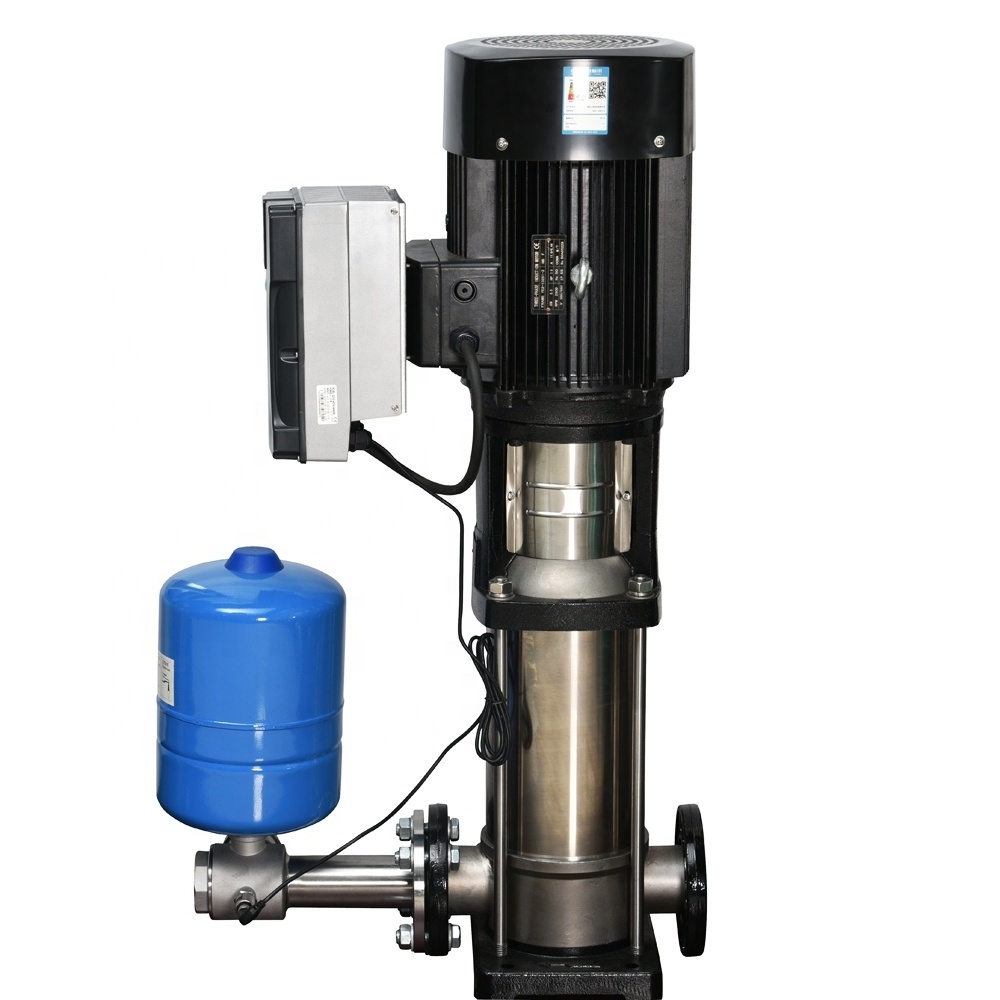 Stainless Steel Booster Pump System Centrifugal Pump Unit for Clean Water Application Powered by Electric Motor