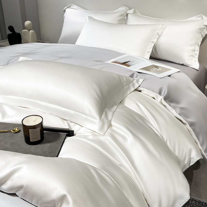 Ultra Smooth Cooling Super Silk Soft Hotel-quality Comforter Sets King Luxury Eucalyptus Loycll Tencel Bedding Sets