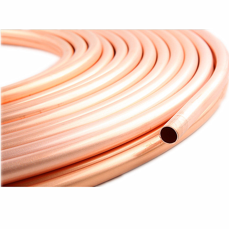 99.9% Pure copper Refrigeration Copper Pipe little diameter copper tube