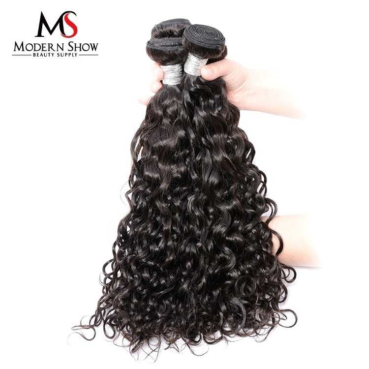 9A Grade Cuticle Aligned Water Wave hair, Brazilian Water Wave Hair Extensions, Double Drawn Water Wave Hair Weave