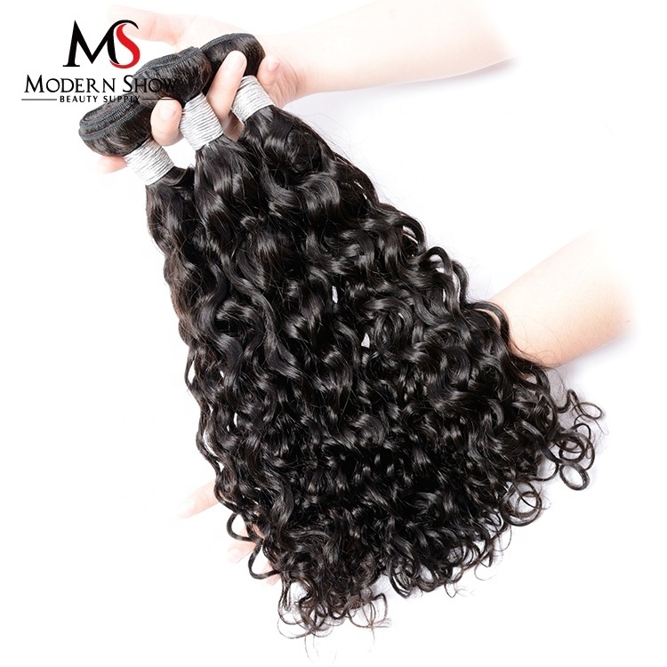 9A Grade Cuticle Aligned Water Wave hair, Brazilian Water Wave Hair Extensions, Double Drawn Water Wave Hair Weave