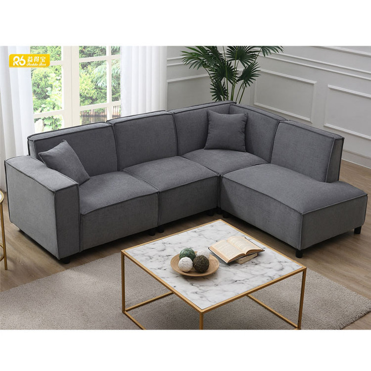 Elegant Italian Designer Furniture Irregular Sofa Set Hotel Furniture Modern Velvet Fabric L Shape Floor Sofa G547