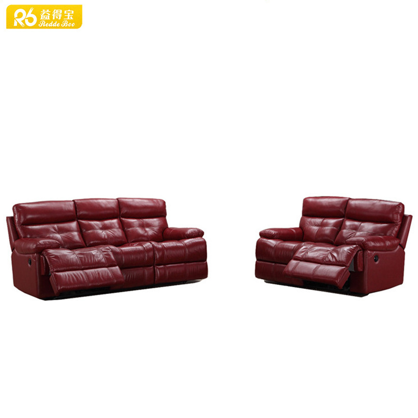 Dark brown furniture decoro curved leather sectional sofa supplier living room furniture leisure comfortable recliner sofa