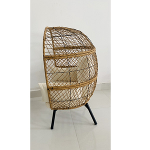 Best seller Patio hanging rattan swing with stand rattan safe and sturdy outdoor egg chair swing from Vietnam