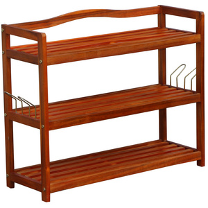 Shelf Custom Furniture Shoes Rack Hot Sale Wood and Metal OEM Storage Living Room Modern Solid wood storage shoe box