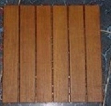 DIY solid teak wood deck tile flooring garden furniture acacia wood decking tile