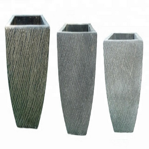 Modern Viet-nam-lightweight-planter/New Design Light cement planter, GRC products concrete planter pot mold