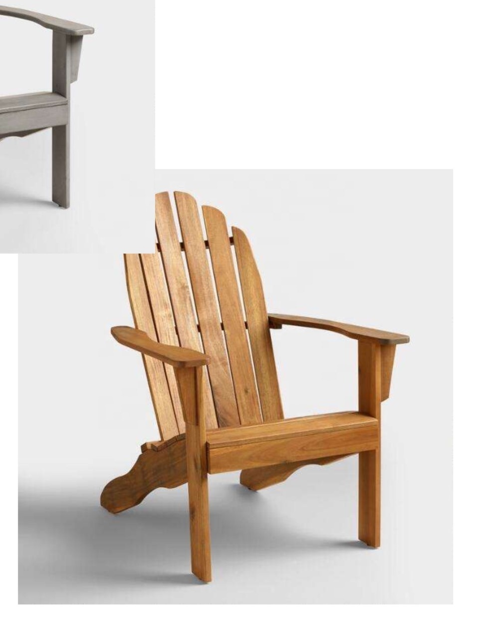 Vietnam New Arrival Outdoor Furniture Solid wood adirondack chair wooden bench chair on sale