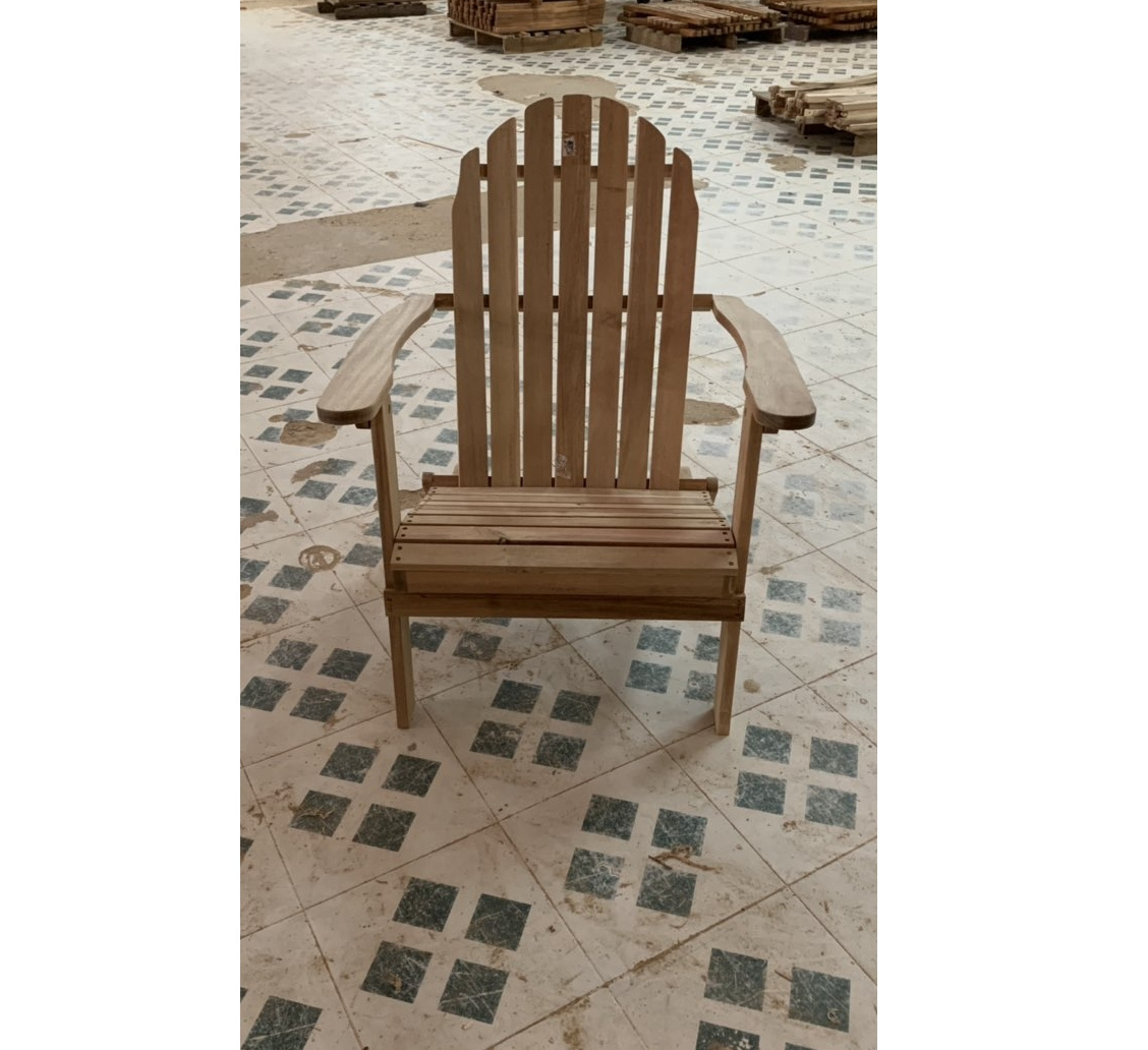 Vietnam New Arrival Outdoor Furniture Solid wood adirondack chair wooden bench chair on sale