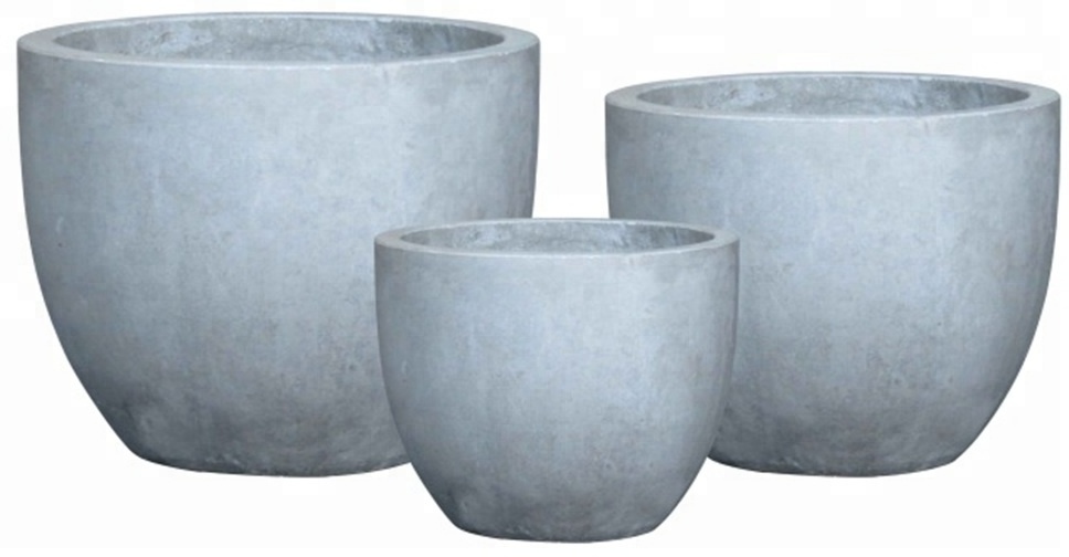 Modern Viet-nam-lightweight-planter/New Design Light cement planter, GRC products concrete planter pot mold