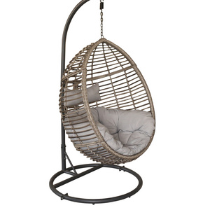 2021 New shaped hanging chair indoor hanging swing egg chair rattan egg shaped hanging swing chair from Viet Nam