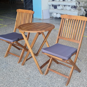 Vietnam Wooden BISTRO SET 3 PCS OUTDOOR ACACIA garden FURNITURE patio chat set furniture from Viet Nam