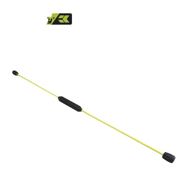 Total Body Exercise Bar Vibrating Swing Flex Stick With Rubber Elastic Fitness Bar Fiberglass Aerobic Flexi Wing Bar