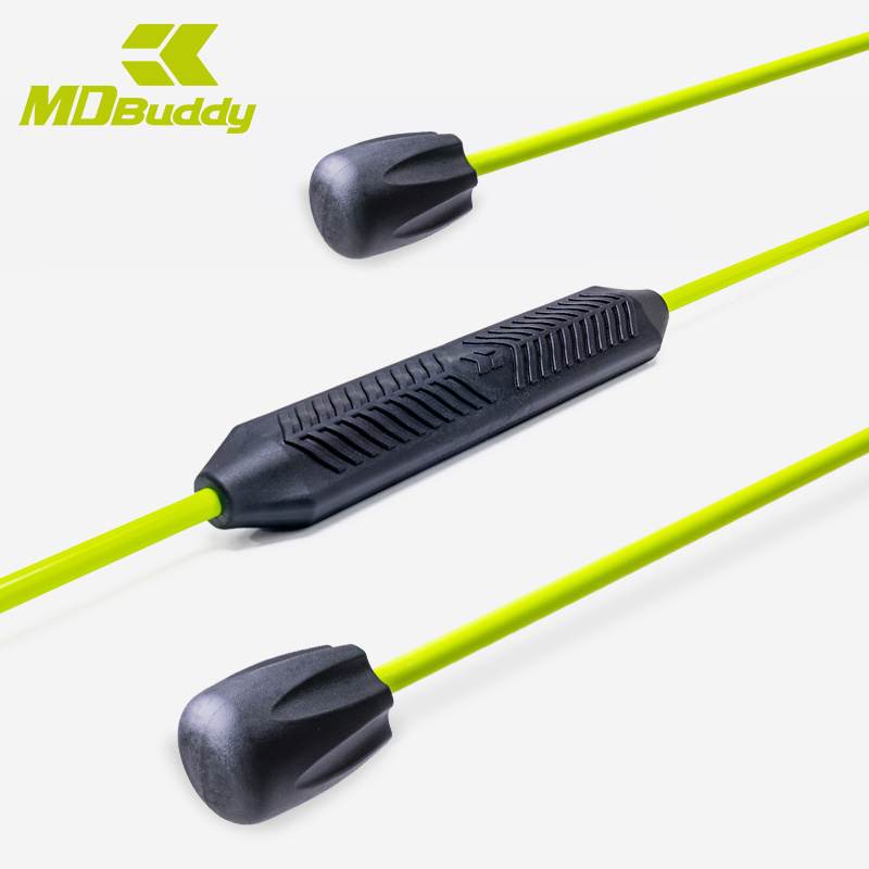 Total Body Exercise Bar Vibrating Swing Flex Stick With Rubber Elastic Fitness Bar Fiberglass Aerobic Flexi Wing Bar